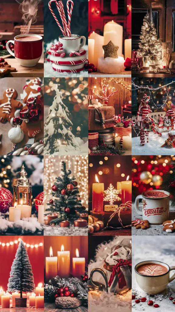 christmas wallpaper collage