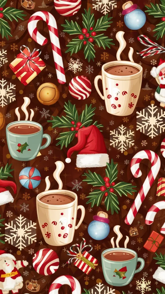 christmas wallpaper collage