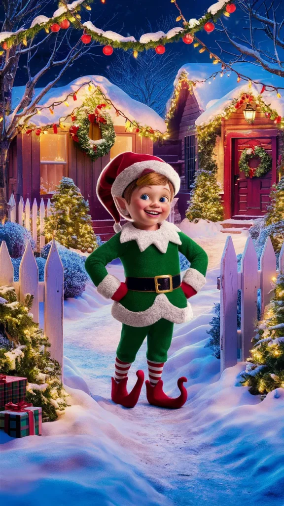 christmas wallpaper elf
