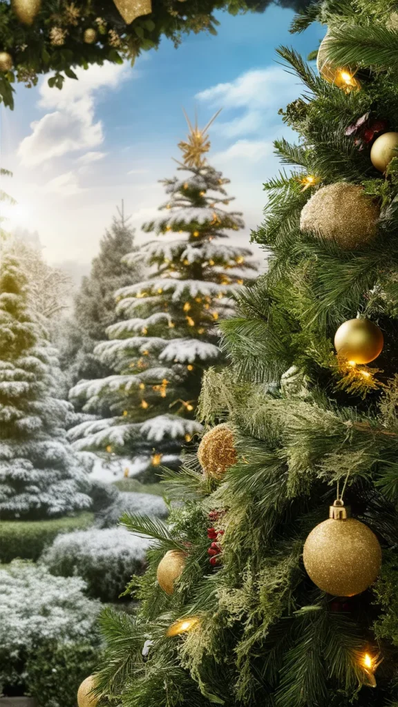 christmas wallpaper green