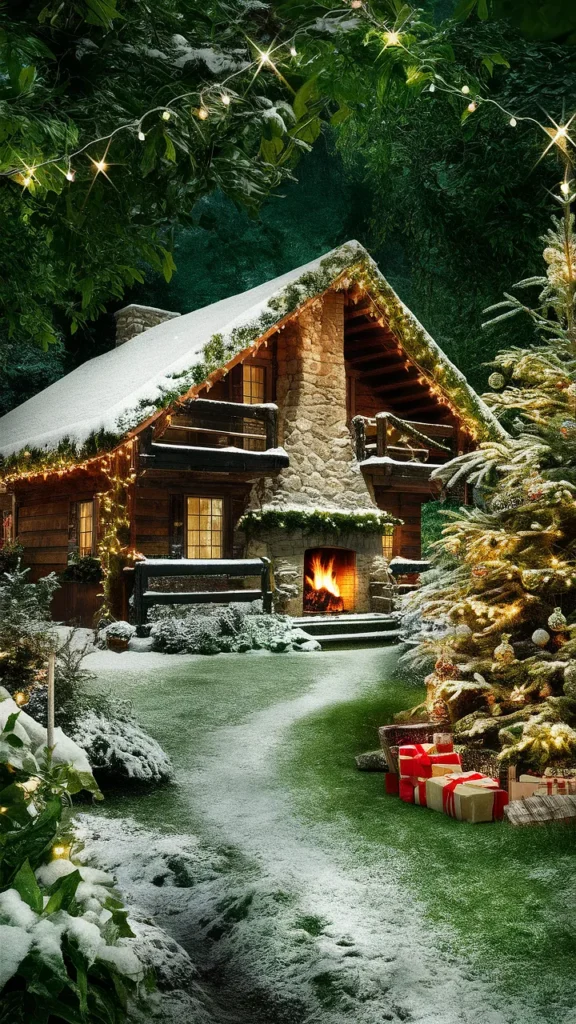 christmas wallpaper green