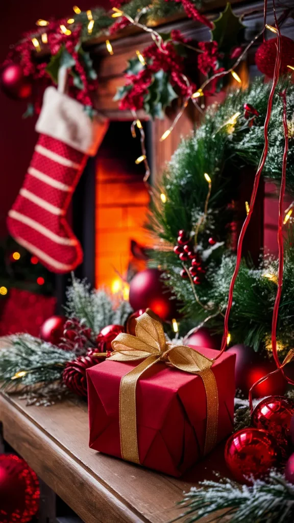 christmas wallpaper red