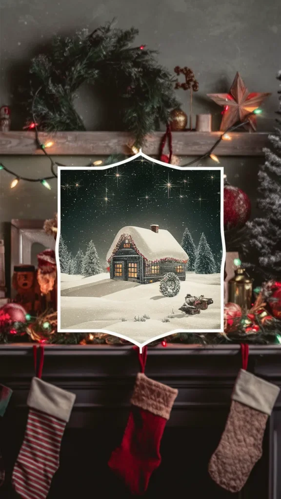 christmas wallpaper vintage