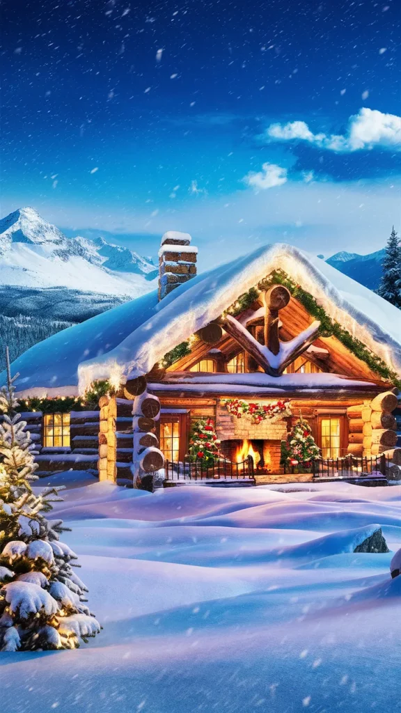 christmas wallpaper vintage