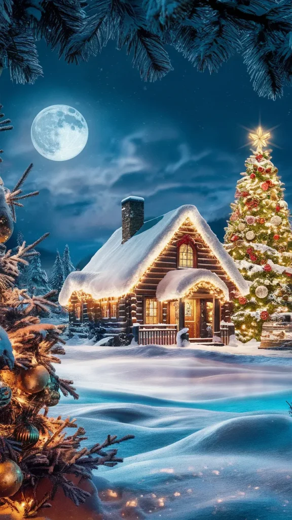 christmas wallpaper vintage