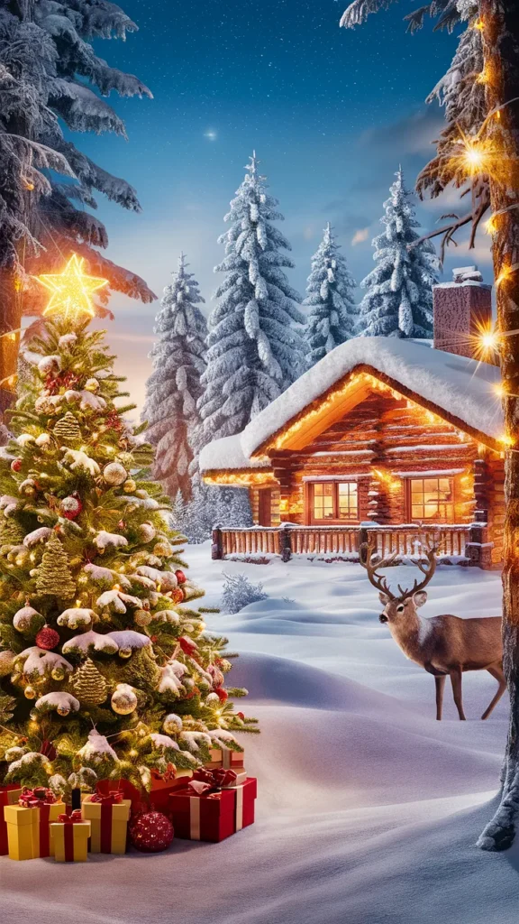 christmas wallpaper vintage