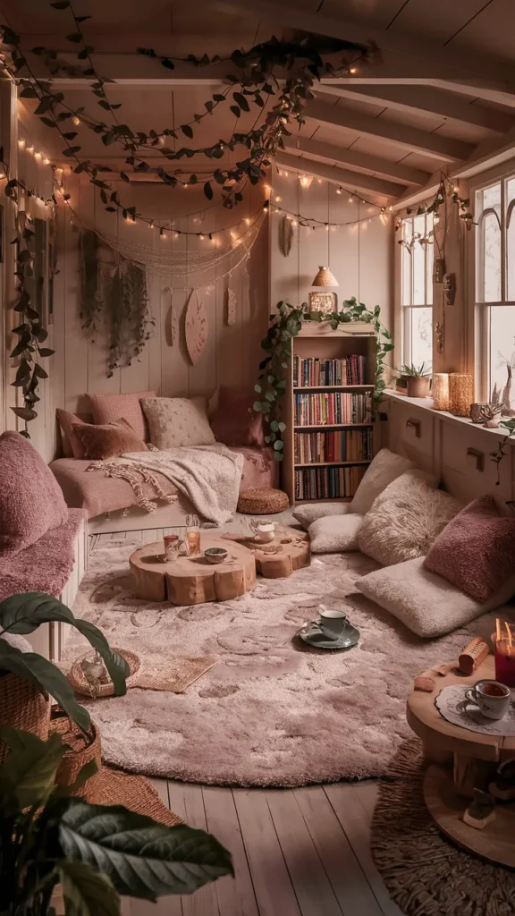 cozy fairycore living room