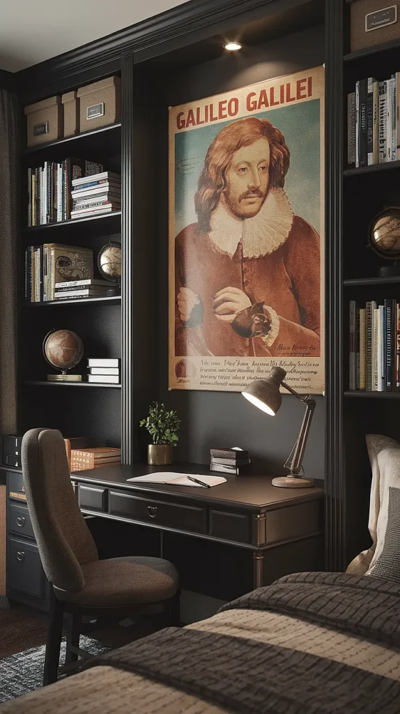 Dark Academia Bedroom for Kids