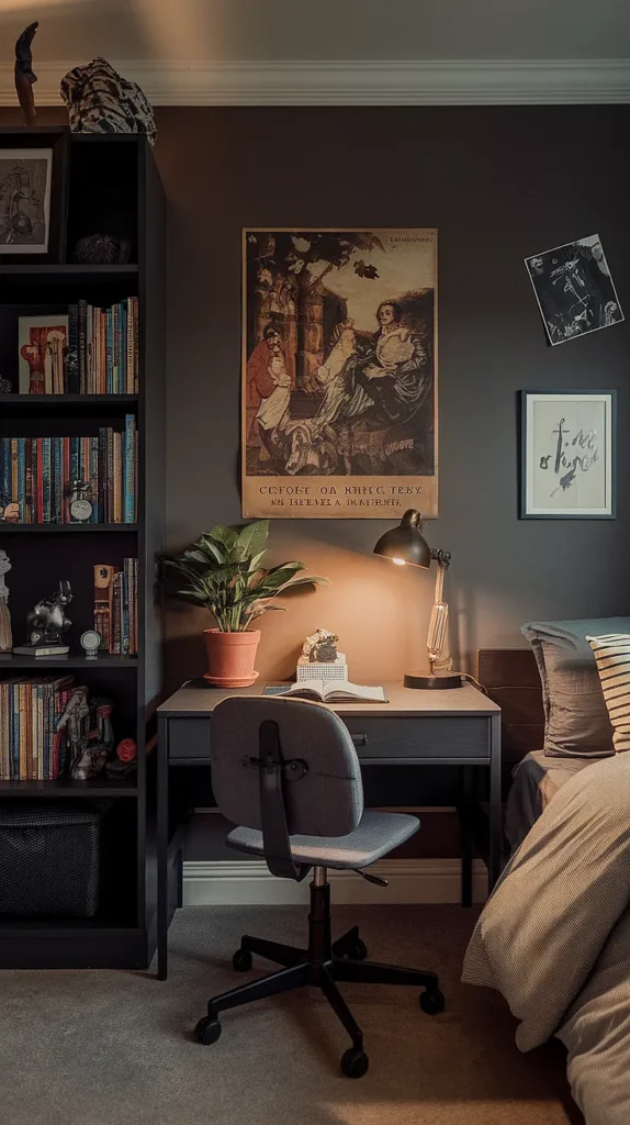 Dark Academia Bedroom for Kids