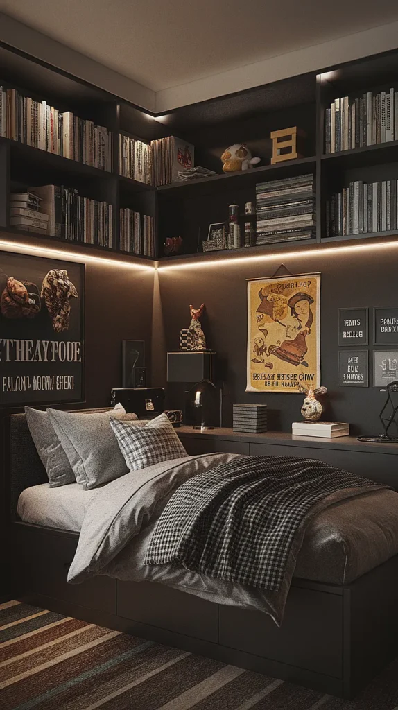 Dark Academia Bedroom for Kids