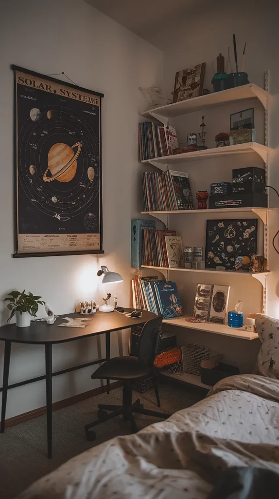 Dark Academia Bedroom for Kids