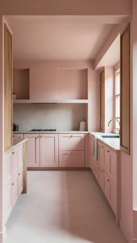 light pink kitchen ideas