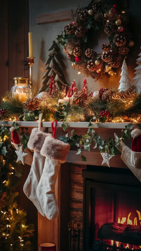 christmas mantle decorations