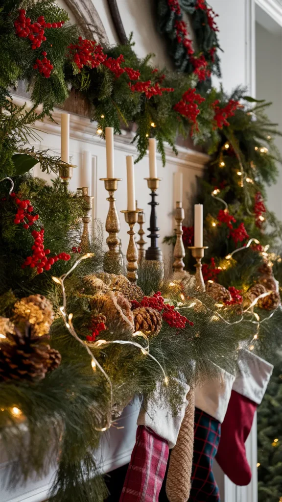 christmas mantle decorations