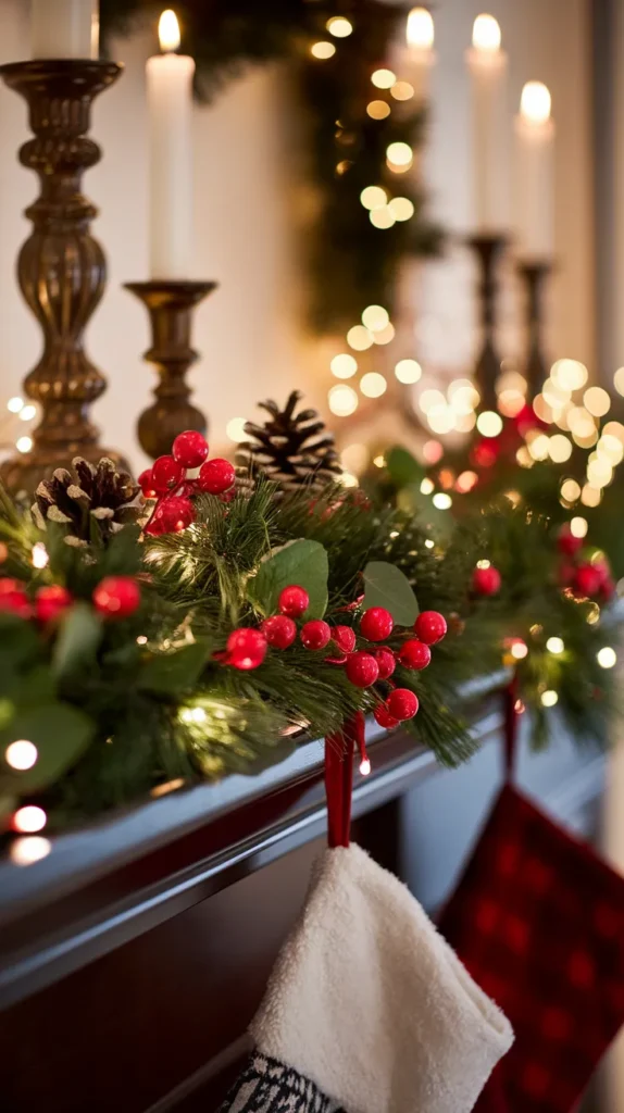 christmas mantle decorations