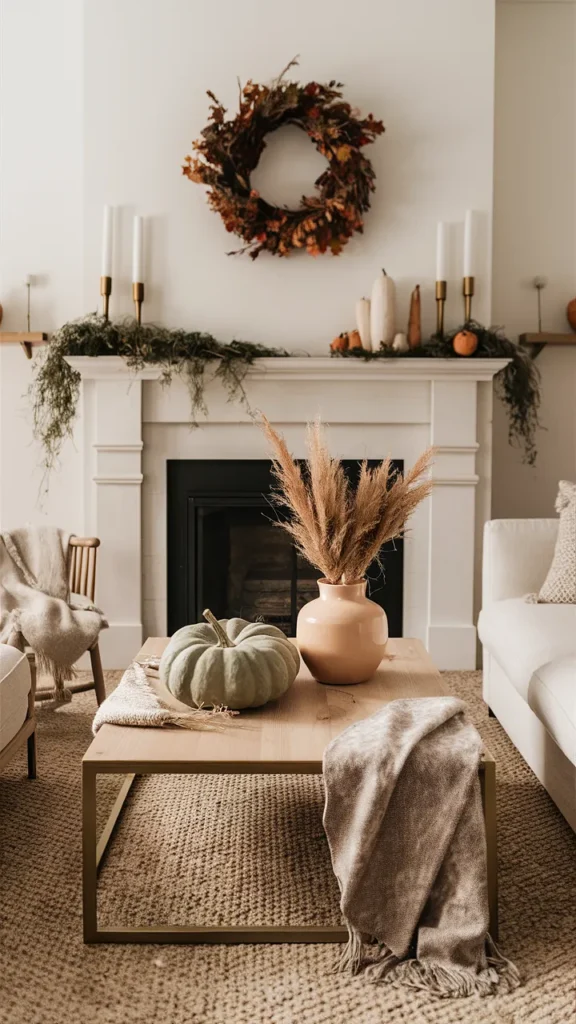 thanksgiving living room decor minimalist