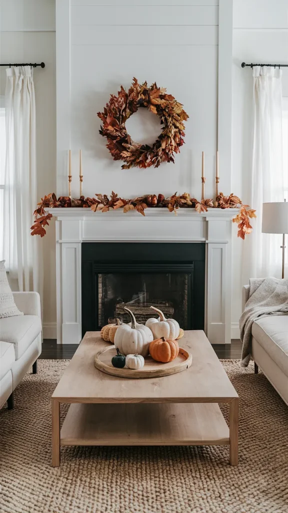thanksgiving living room decor minimalist