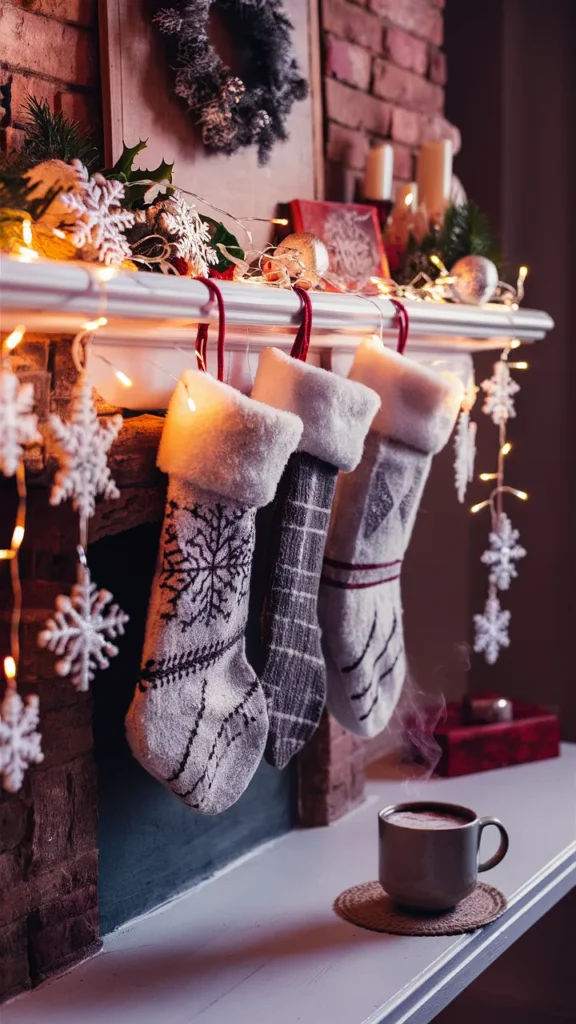 winter mantle decorations after christmas