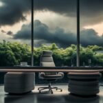 moody office ideas