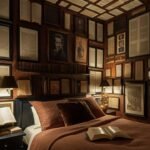Dark Cottagecore Bedroom Library