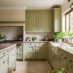 sage green kitchen