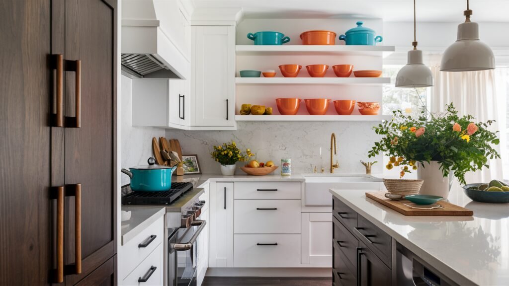 Dark Wood Kitchen Handles