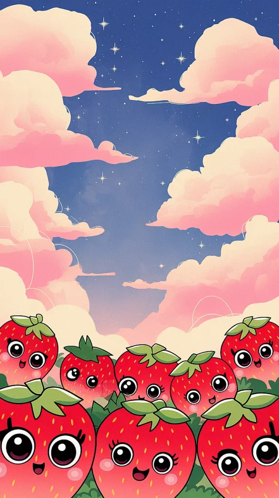 Strawberry Wallpaper kawaii
