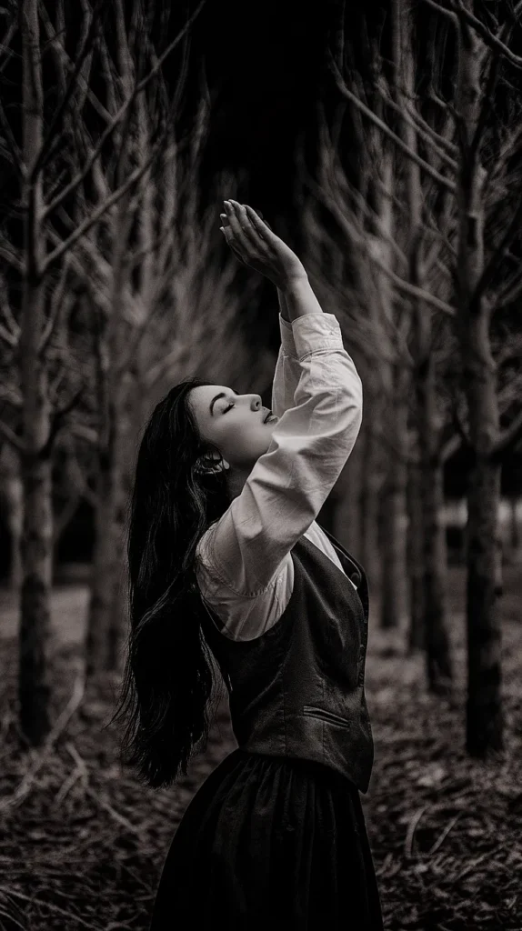 dark feminine wallpaper