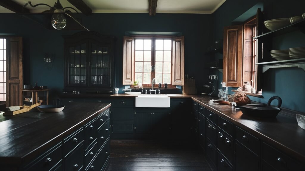 Moody Farmhouse Kitchen