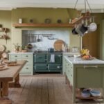 olive green kitchens