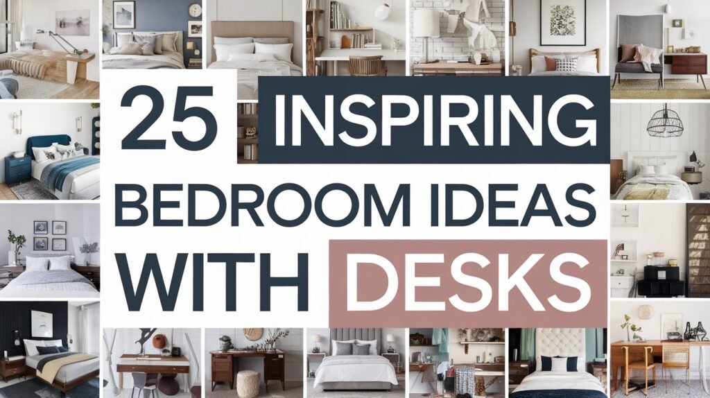 bedroom ideas with desk