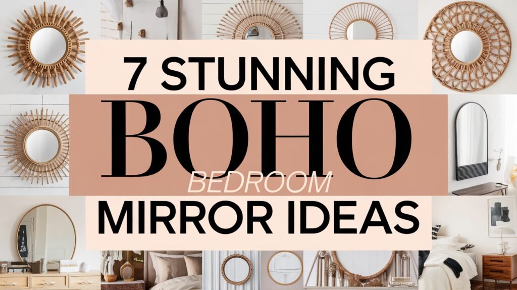 boho bedroom mirror