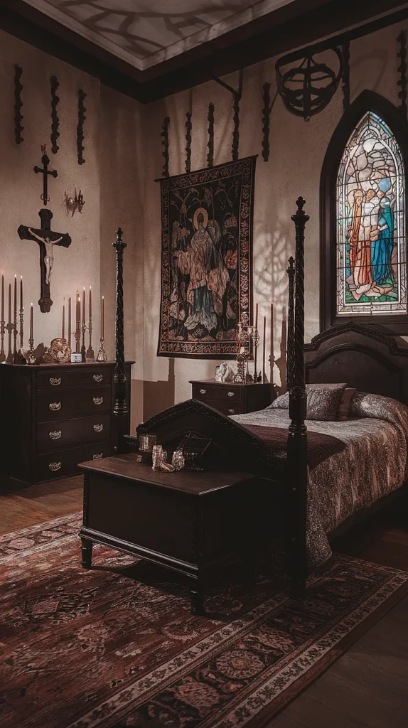 gothic bedroom aesthetic