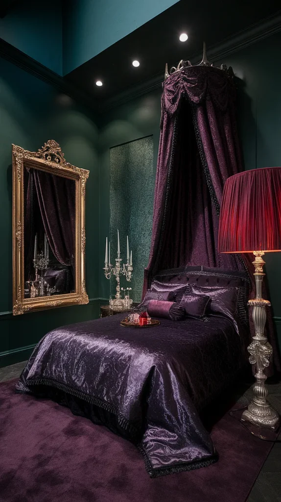 gothic bedroom colors