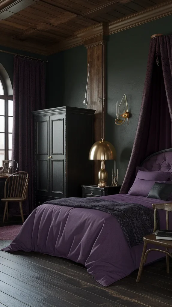 gothic bedroom colors