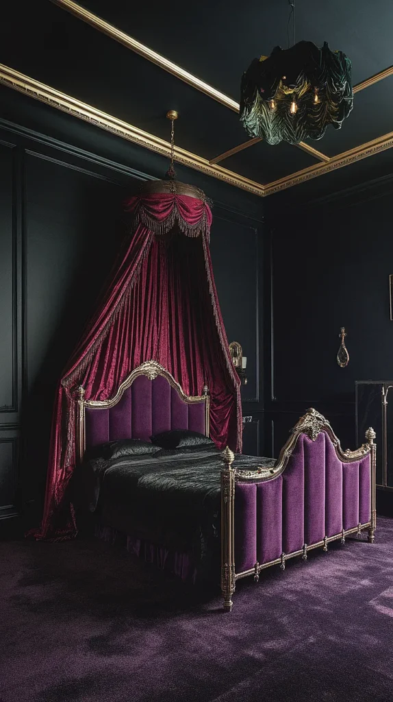 gothic bedroom colors