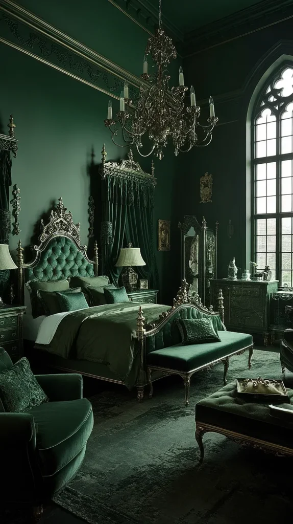 gothic bedroom colors