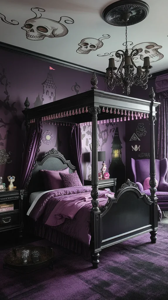 gothic bedroom kids