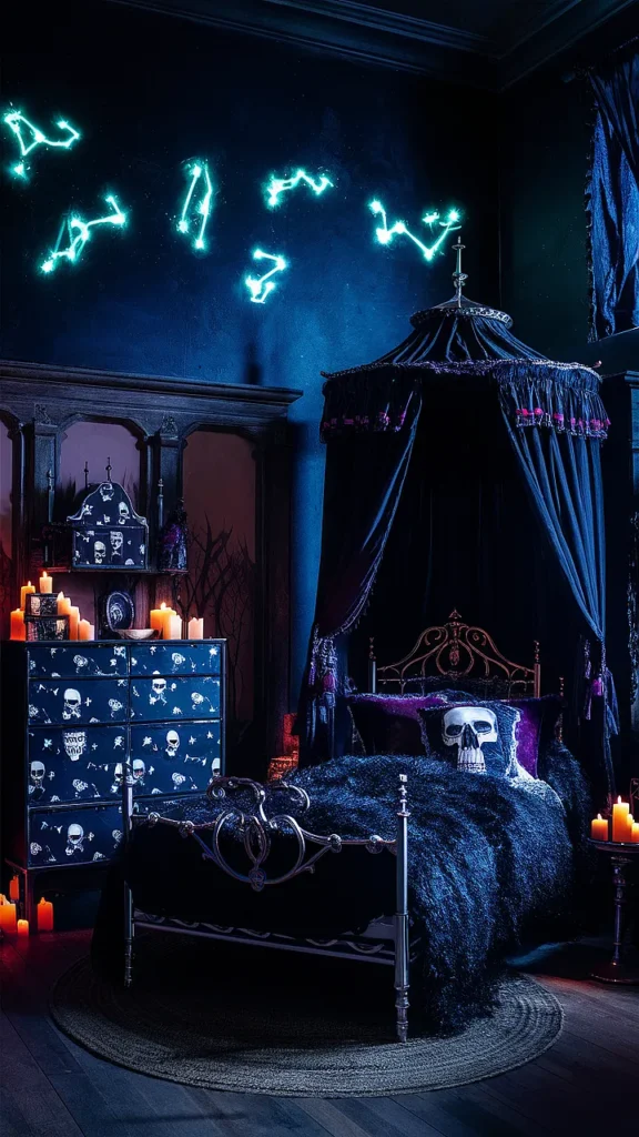 gothic bedroom kids
