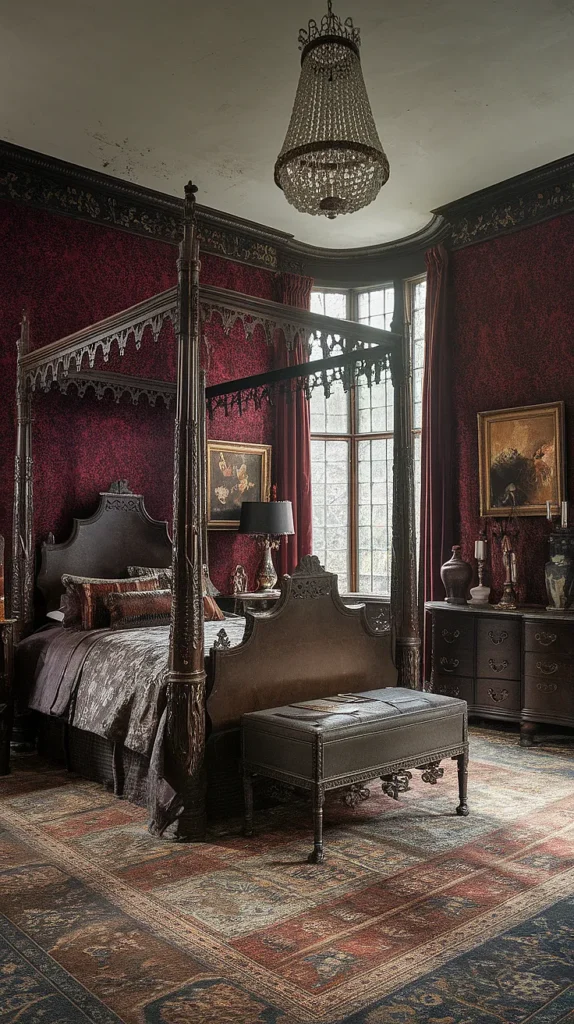gothic bedroom victorian