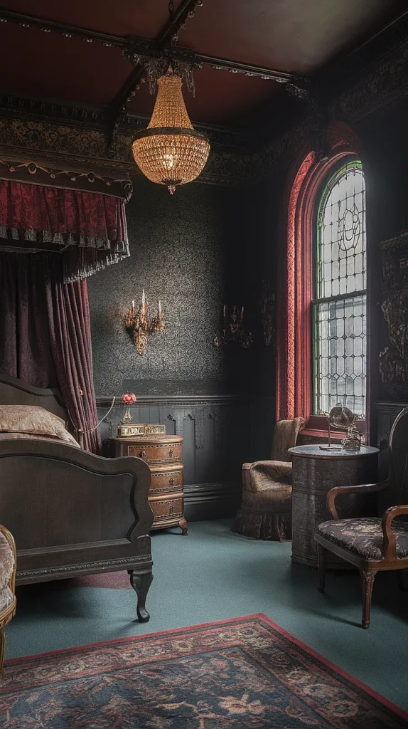 gothic bedroom victorian