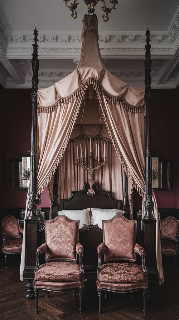 gothic queen bedroom