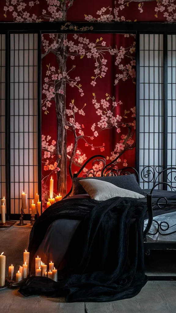 japanese gothic bedroom