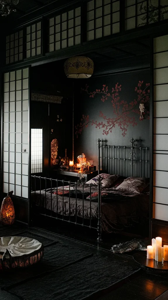 japanese gothic bedroom