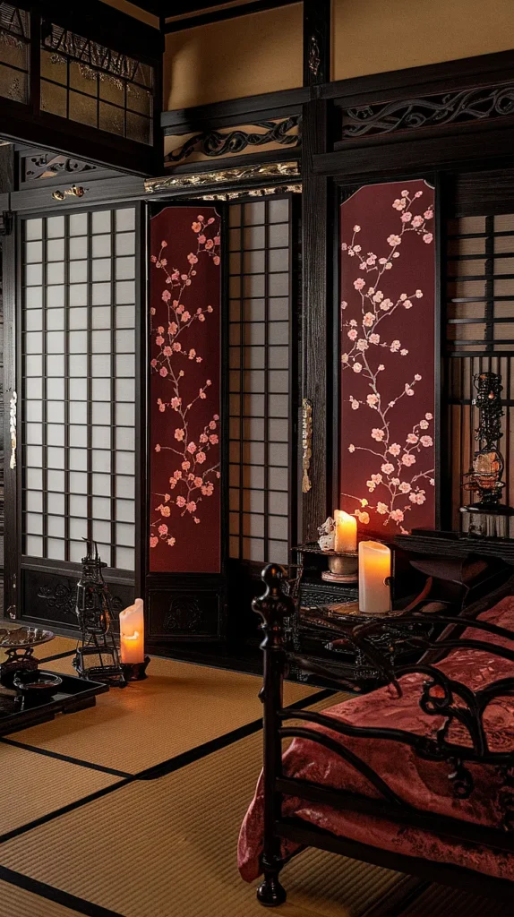 japanese gothic bedroom
