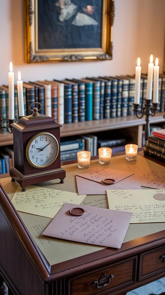 light academia bedroom aesthetic