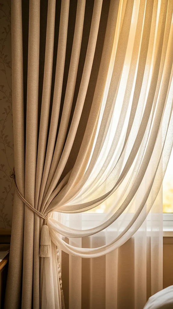 light academia bedroom curtains