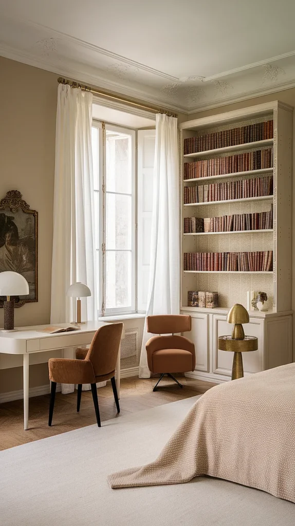light academia bedroom reading nook ideas