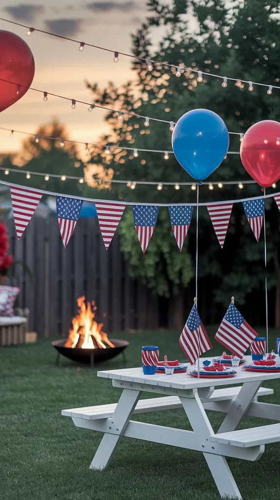 4th of july decorations outdoor