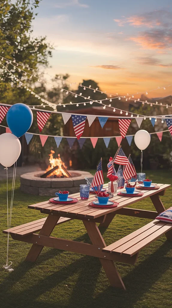 4th of july decorations outdoor